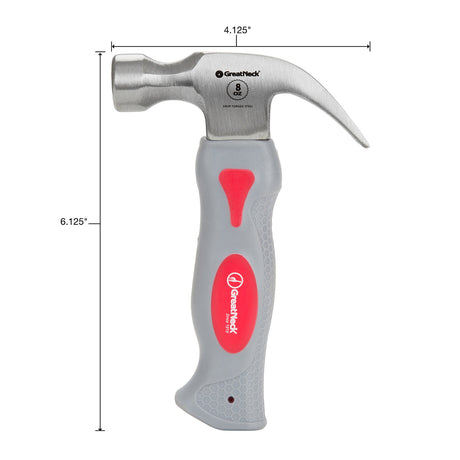 GreatNeck 79001 Mini Claw Hammer (8 Oz.) Additional Image 1