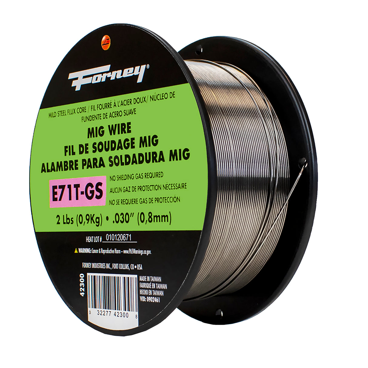 Forney Industries 42300 E71T-GS Flux-Core Welding Wire .030in 2 Lb. Additional Image 1