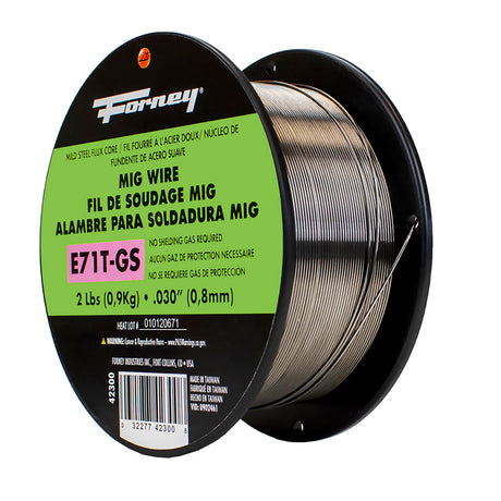 Forney Industries 42300 E71T-GS Flux-Core Welding Wire .030in 2 Lb. Additional Image 1