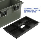 Sheffield 12712 XL Field Box with Lift Out Storage Tray-Olive Drab Green Additional Image 7