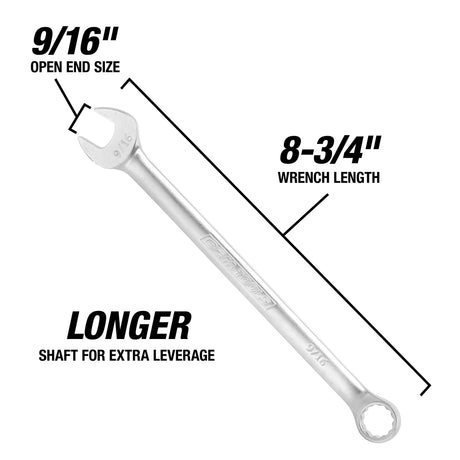 OEMTOOLS 22035 9/16 Inch Combination Wrench (SAE) Additional Image 2
