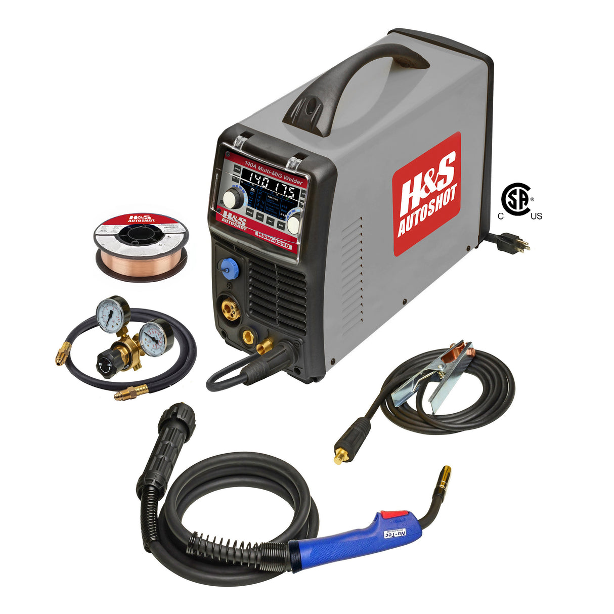 H&S AutoShot HSM140 Multi-Process Welder (115V, 140A) Main Image