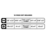 GreatNeck 73773 Screwdriver Set (10-Piece) Additional Image 7
