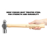 GreatNeck BP32 Ball Peen Hammer (32 Oz.) with Hickory Handle Additional Image 5