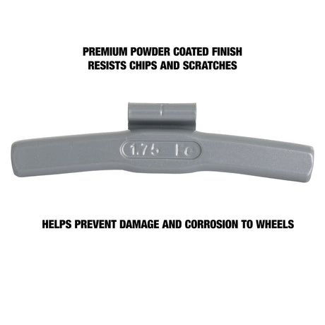 OEMTOOLS 23264 1.75 oz. T Style Steel Wheel Weight - 1 Box of 25 Additional Image 3