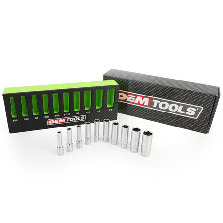 OEMTOOLS 23985 10 Piece 1/4in. Drive Deep Socket Set (SAE) Additional Image 8