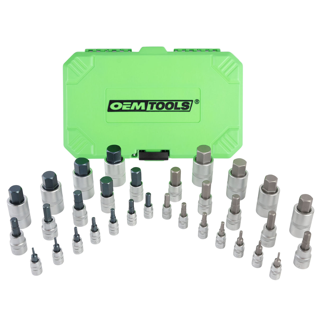 OEMTOOLS 22989 32-Piece Hex Bit Socket Set Main Image