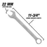 OEMTOOLS 22123 22 mm Jumbo Combination Wrench Additional Image 2
