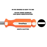 GreatNeck 73033 5/16 x 6 Inch Slotted Square Shank Screwdriver Additional Image 4