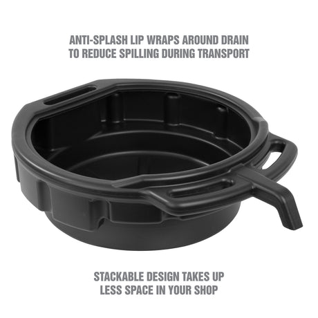OEMTOOLS 87033 4 Gallon Oil Drain Pan - Black Additional Image 4
