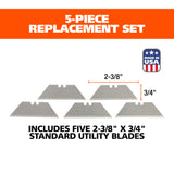GreatNeck 11P Standard Utility Blade Set (5 Piece) Additional Image 2