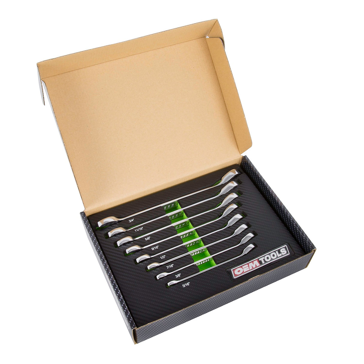 OEMTOOLS 23989 8 Piece RingStop® Reversible Ratcheting Wrench Set (SAE) Additional Image 10