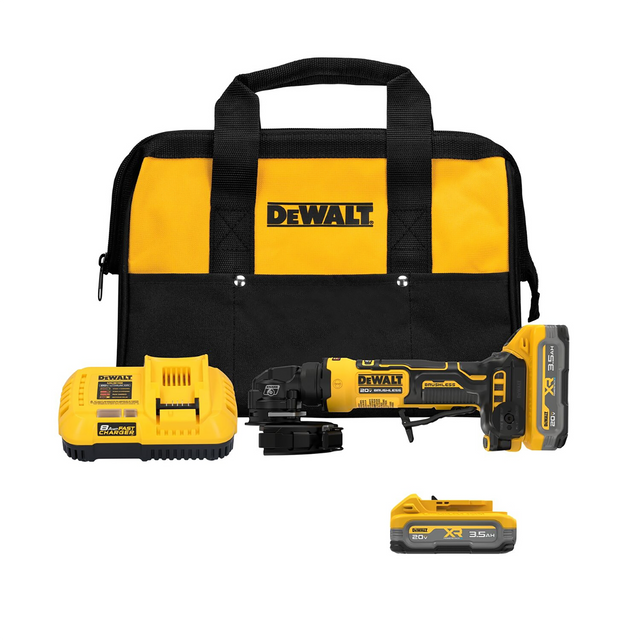 Dewalt DCG400S2 ATOMIC 20V MAX 4in. ANGLE GRINDER KIT W/XR PO Main Image
