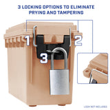 Sheffield 12627 Field Box- Tan, Made in the U.S.A. Additional Image 4
