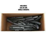 OEMTOOLS 23309 60 gm. FN Style Steel Wheel Weight - 1 Box of 25 Additional Image 4