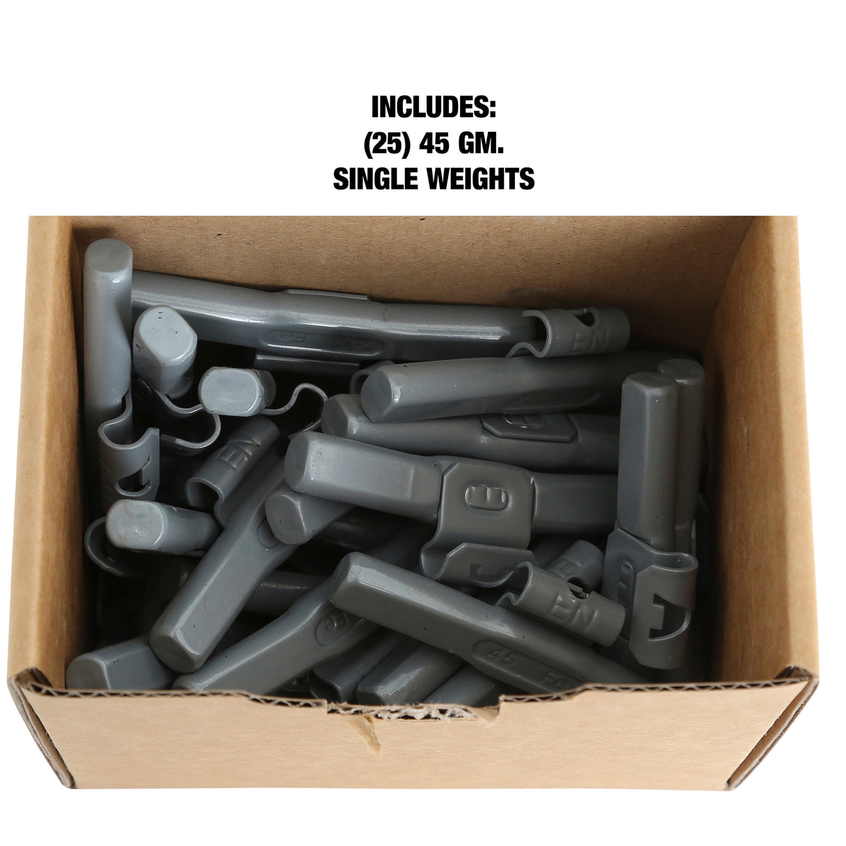 OEMTOOLS 23296 45 gm. EN Style Steel Wheel Weight - 1 Box of 25 Additional Image 4