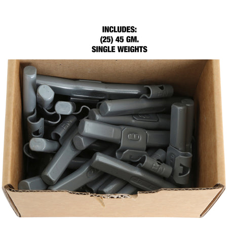 OEMTOOLS 23296 45 gm. EN Style Steel Wheel Weight - 1 Box of 25 Additional Image 4