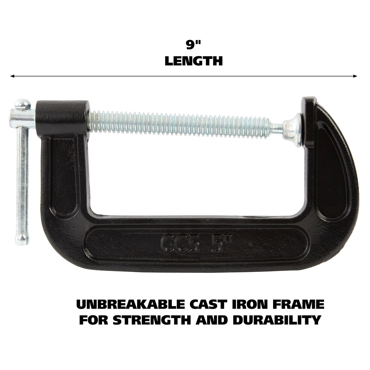 GreatNeck CC5 C-Clamp (5 Inch) Additional Image 1