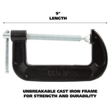 GreatNeck CC5 C-Clamp (5 Inch) Additional Image 1