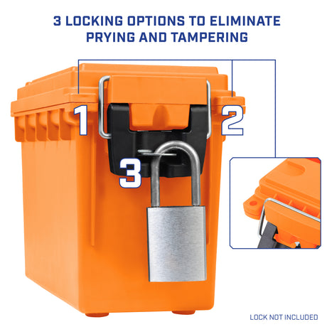 Sheffield 12630 Field Box - Orange Additional Image 4