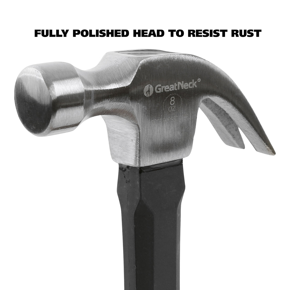 GreatNeck HG8C Fiberglass Curved Claw Hammer (8 Oz.) Additional Image 3