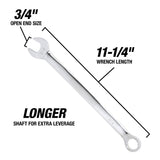 OEMTOOLS 22038 3/4in. Combination Wrench (SAE) Additional Image 2