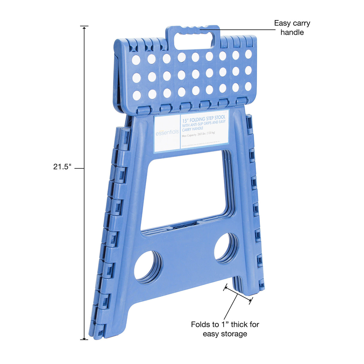 Essentials® 21048 15in. Folding Step Stool Additional Image 3