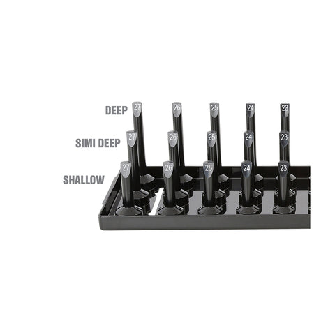 OEMTOOLS 22355 3 Post Socket Tray - 1/2in. Drive (Metric) Additional Image 3