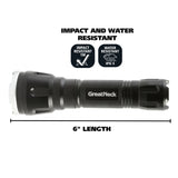 GreatNeck 74219 500 Lumen Tactical LED Flashlight Additional Image 2