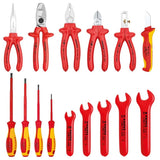 Knipex 98 99 13 15 Pc. Tool Roll Bag, 1000V Insulated Additional Image 1