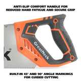 GreatNeck 74002 20 Inch Aggressive Tooth Handsaw w/ Composite Handle Additional Image 5