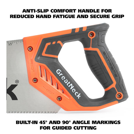 GreatNeck 74002 20 Inch Aggressive Tooth Handsaw w/ Composite Handle Additional Image 5