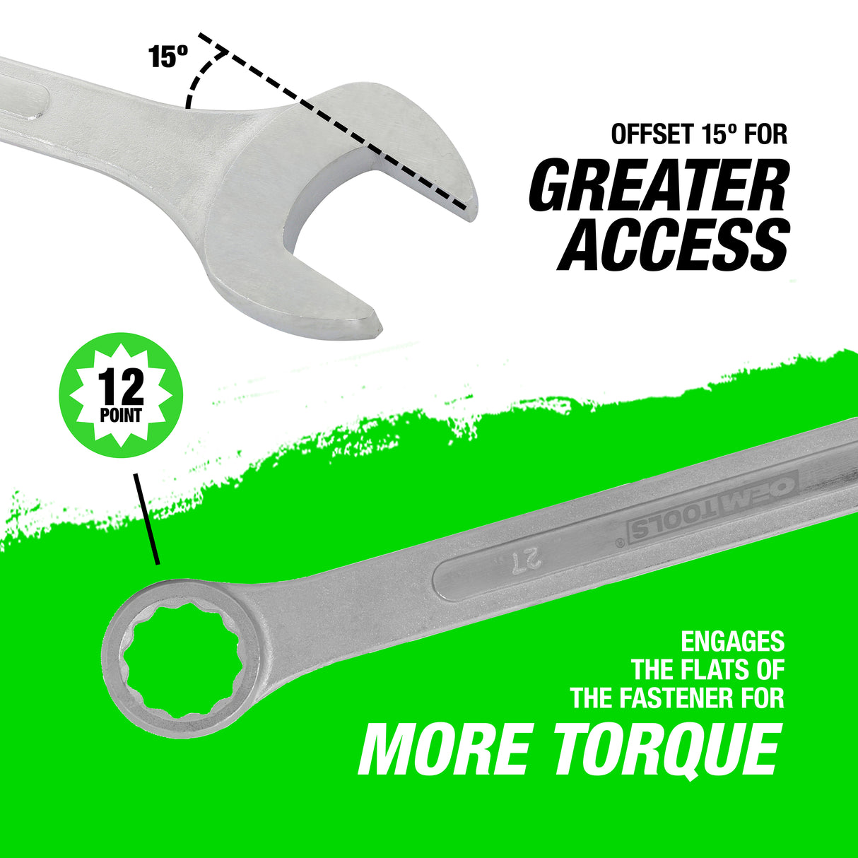 OEMTOOLS 22126 27 mm Jumbo Combination Wrench Additional Image 3