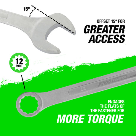 OEMTOOLS 22126 27 mm Jumbo Combination Wrench Additional Image 3