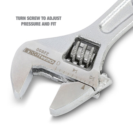 OEMTOOLS 22650 4 Inch Adjustable Wrench Additional Image 3