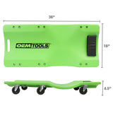 OEMTOOLS 24977 36 Inch Blow Mold Creeper with Headrest Additional Image 1