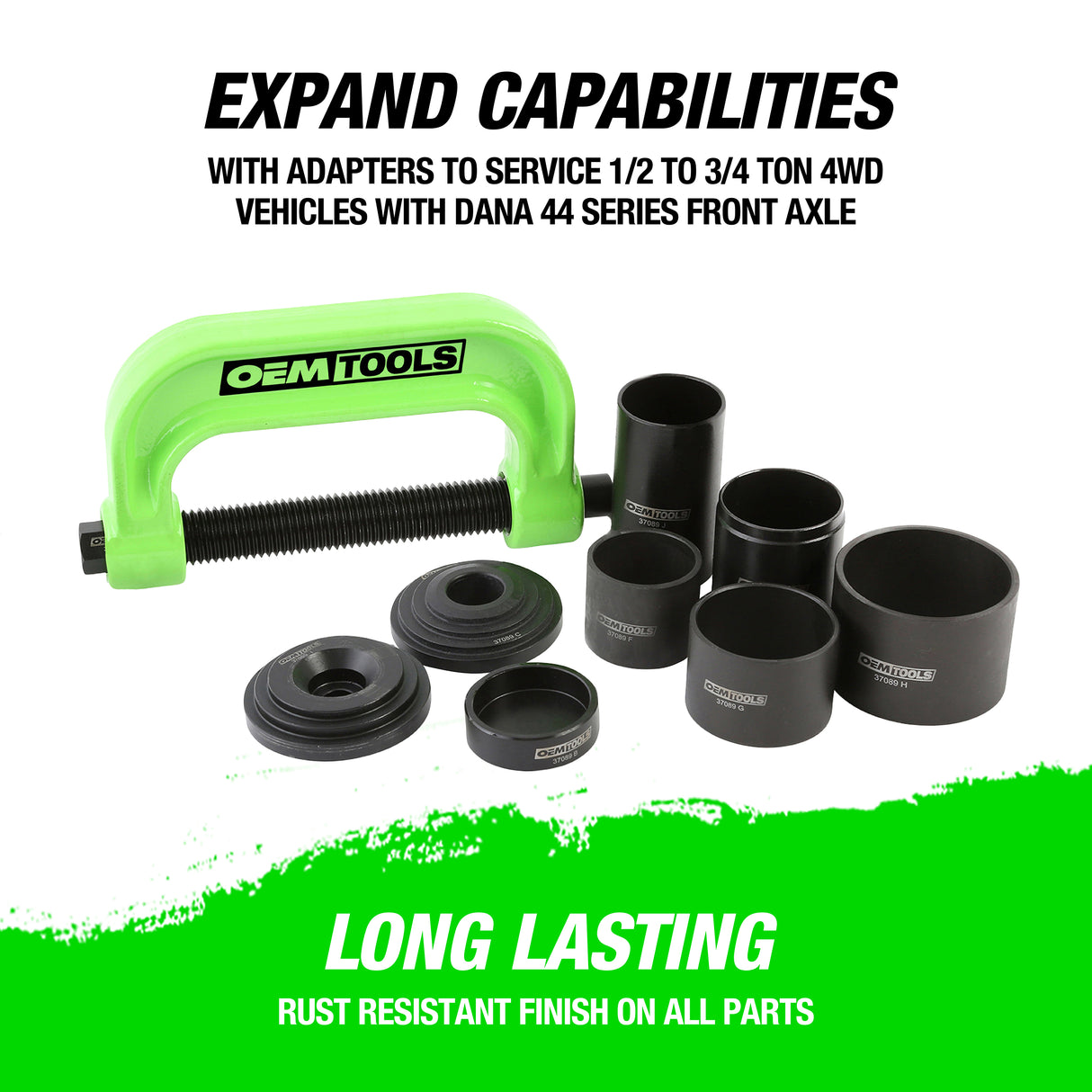 OEMTOOLS 37089 Ball Joint Press with 4WD Ball Joint Service Set Additional Image 4