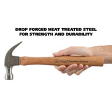 GreatNeck W16C Curved Claw Hammer (16 Oz.) with Hickory Handle Additional Image 5