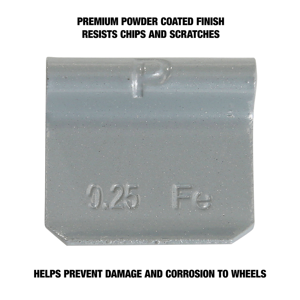 OEMTOOLS 23218 0.25 Oz. P Style Steel Wheel Weight - 1 Box of 25 Additional Image 3
