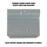OEMTOOLS 23218 0.25 Oz. P Style Steel Wheel Weight - 1 Box of 25 Additional Image 3