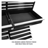 OEMTOOLS 24736 Professional Series 57-Inch 12-Drawer Tool Cabinet - Black Additional Image 4