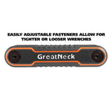 GreatNeck 74208 Folding SAE Hex Key Set (9-Piece) Additional Image 3