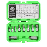 OEMTOOLS 22711 10 Piece Long Triple Square Bit Socket Set Additional Image 2