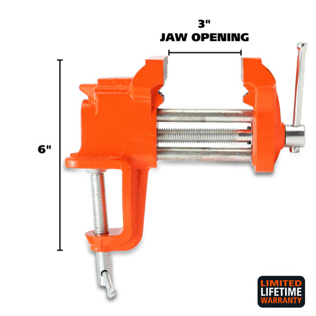 GreatNeck BV30 Bench Vise (3 Inch) Additional Image 1