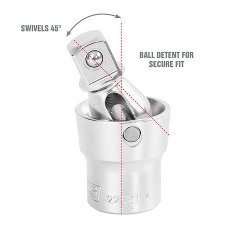 OEMTOOLS 22521 3/8 Inch Drive Universal Joint Additional Image 1