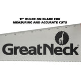 GreatNeck 74002 20 Inch Aggressive Tooth Handsaw w/ Composite Handle Additional Image 6