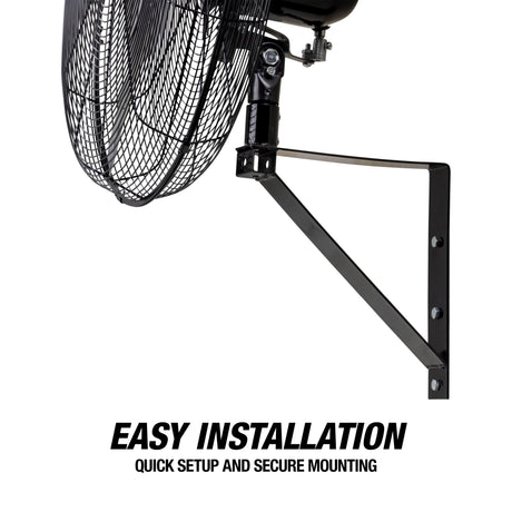 OEMTOOLS 34885 30 Inch Oscillating Wall Mount Fan Additional Image 6
