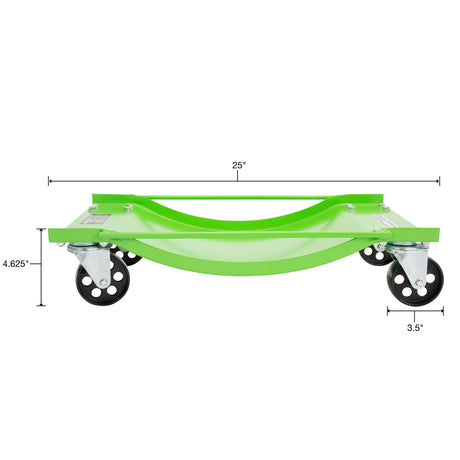 OEMTOOLS 24857M Vehicle Dolly 1/2-Ton Capacity (Pair) Additional Image 1