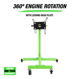 OEMTOOLS 24839 Heavy Duty 1,000 Lb. Engine Stand Additional Image 2