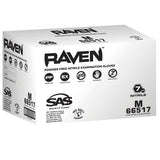 SAS 66517 Raven Powder Free Nitrile Disposable Glove 10 Boxes of 100 each - Medium Additional Image 3
